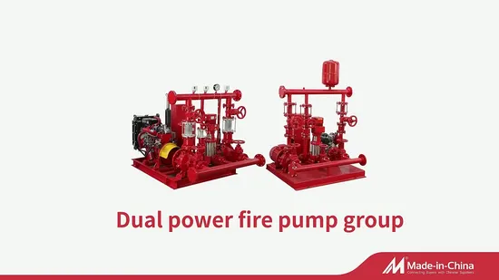  Submersible Pump Electric/Diesel Engine Fire Fighting Solar Irrigation Water Pump Equipment with Nfpa20 Standard